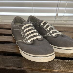 Vans Charcoal Canvas Sneakers
